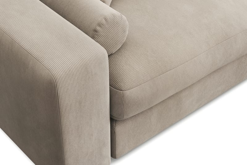 Arken Lyx 3-seter Dyp Sofa i Manchester - Greige - Møbler - Sofaer - Sofa 3 seter