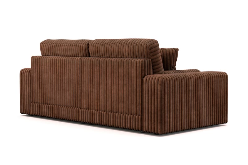 Arken Lyx 3-seter Dyp Sofa i Manchester - Mørkebrun - Møbler - Sofaer - Sofa 3 seter