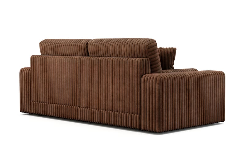 Arken Lyx 3-seter Dyp Sofa i Manchester - Mørkebrun - Møbler - Sofaer - Sofa 3 seter