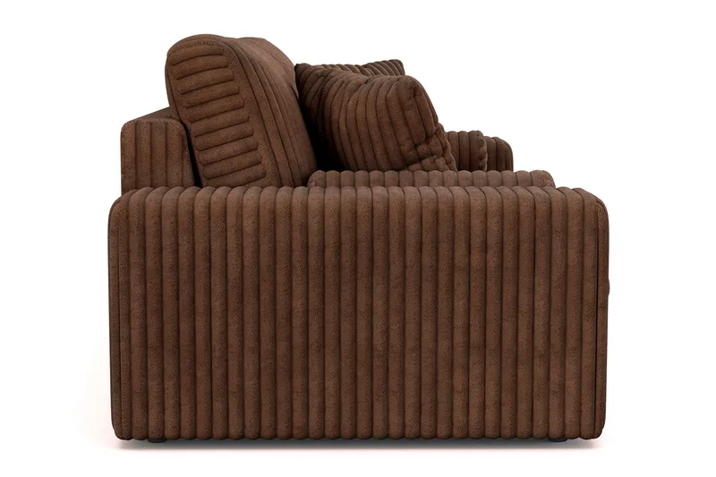 Arken Lyx 3-seter Dyp Sofa i Manchester - Mørkebrun - Møbler - Sofaer - Sofa 3 seter