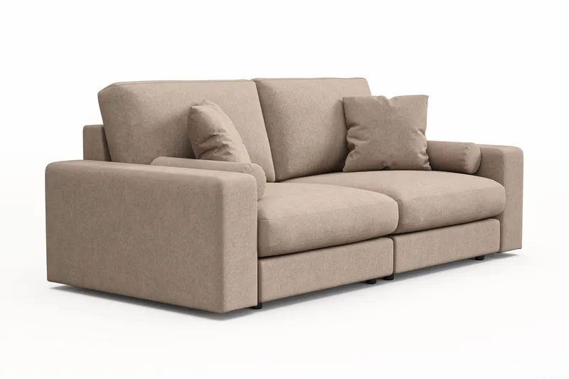 Arken Lyx 3-seter Dyp Sofa i stoff - Beige - Møbler - Sofaer - Sofa 3 seter
