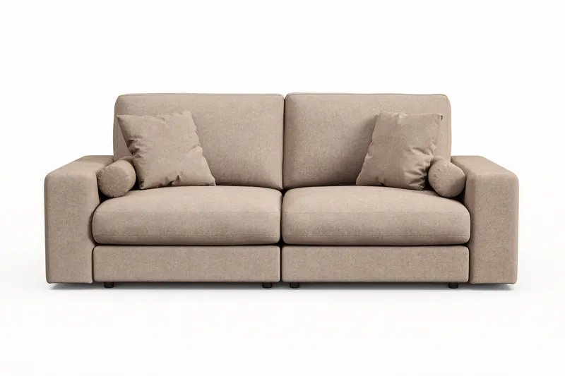 Arken Lyx 3-seter Dyp Sofa i stoff - Beige - Møbler - Sofaer - Sofa 3 seter
