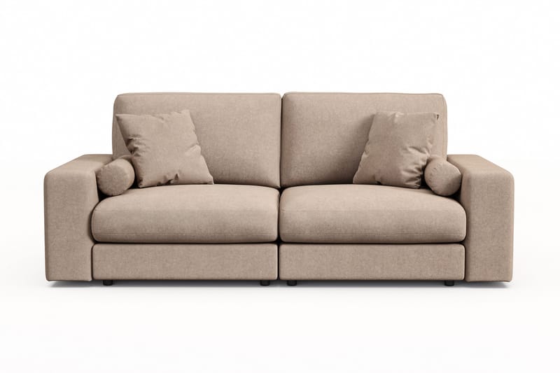 Arken Lyx 3-seter Dyp Sofa i stoff - Beige - Møbler - Sofaer - Sofa 3 seter
