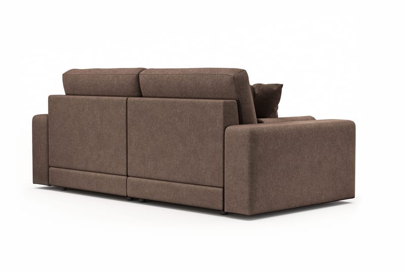 Arken Lyx 3-seter Dyp Sofa i stoff - Brun - Møbler - Sofaer - Sofa 3 seter