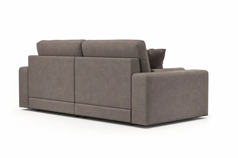 Arken Lyx 3-seter Dyp Sofa i stoff - Brun - Møbler - Sofaer - Sofa 3 seter