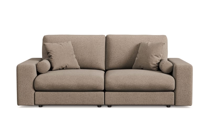 Arken Lyx 3-seter Dyp Sofa i stoff - Brun - Møbler - Sofaer - Sofa 3 seter