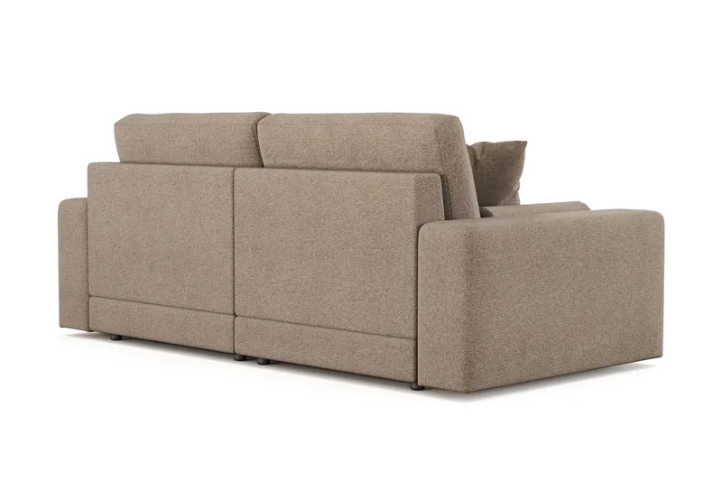 Arken Lyx 3-seter Dyp Sofa i stoff - Brun - Møbler - Sofaer - Sofa 3 seter