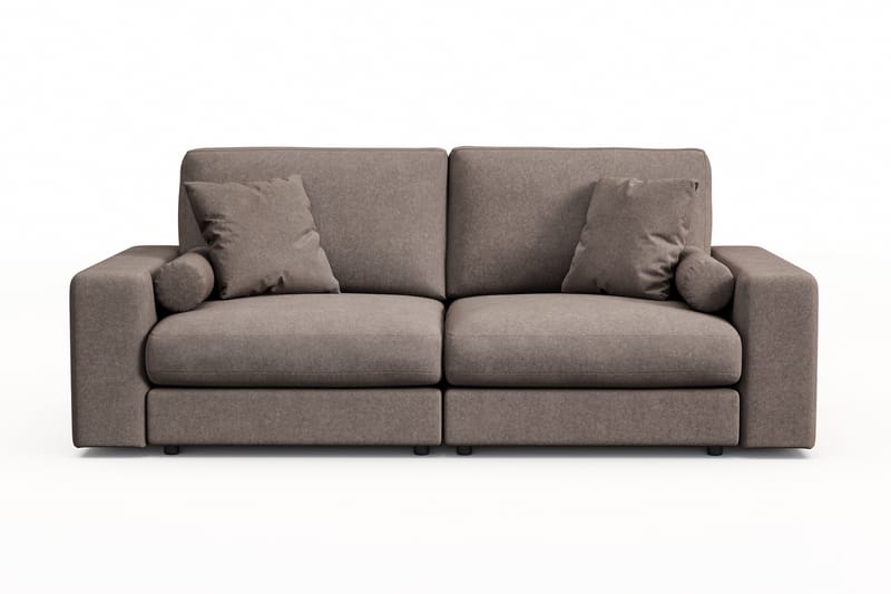 Arken Lyx 3-seter Dyp Sofa i stoff, Brun