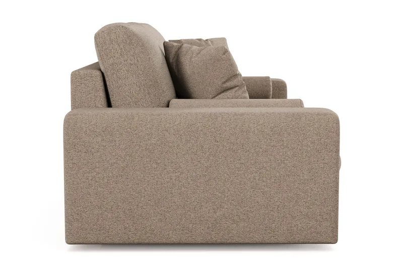 Arken Lyx 3-seter Dyp Sofa i stoff - Brun - Møbler - Sofaer - Sofa 3 seter
