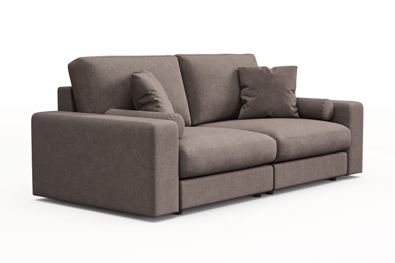 Arken Lyx 3-seter Dyp Sofa i stoff - Brun - Møbler - Sofaer - Sofa 3 seter