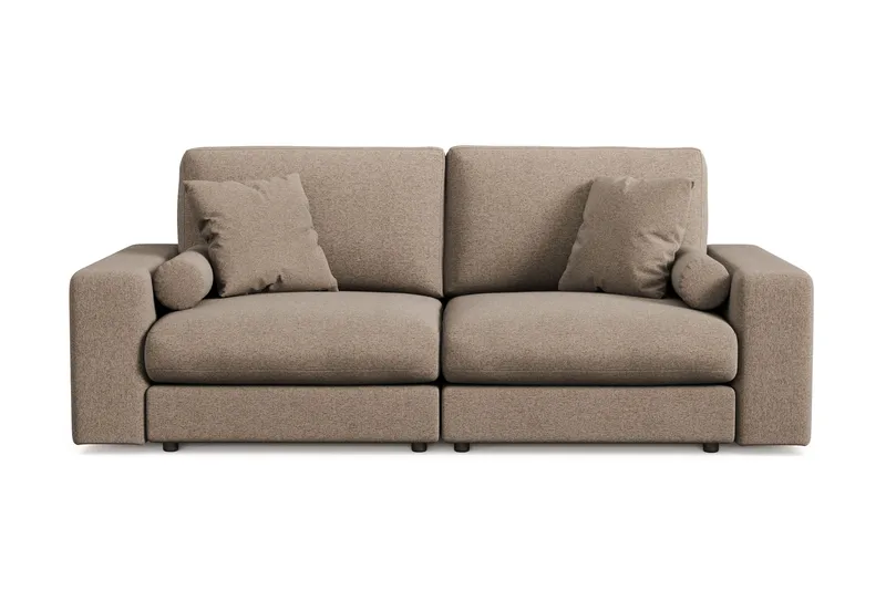 Arken Lyx 3-seter Dyp Sofa i stoff, Brun