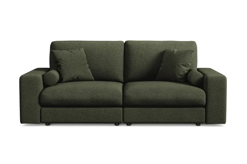 Arken Lyx 3-seter Dyp Sofa i stoff - Grön - Møbler - Sofaer - Sofa 3 seter