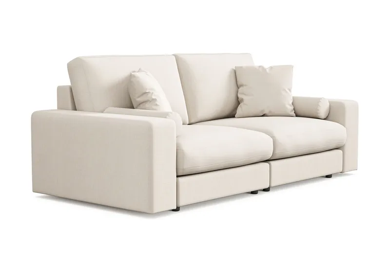 Arken Lyx 3-seter Dyp Sofa i stoff - Lys beige - Møbler - Sofaer - Sofa 3 seter