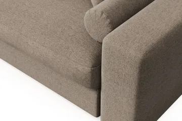 Arken Lyx 3-seter Vendbar L-formet Dyp Divansofa i stoff - Brun - Møbler - Sofaer - Sofa med sjeselong
