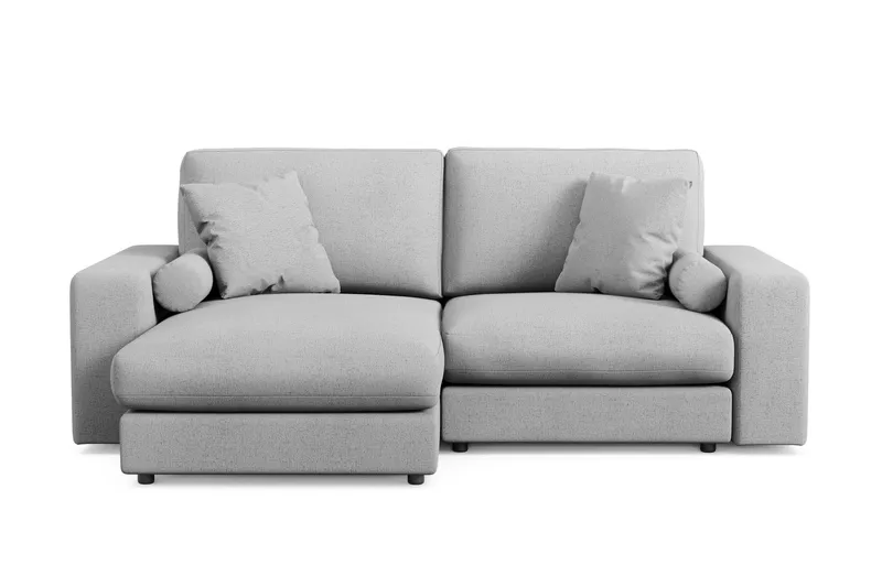 Arken Lyx 3-seter Vendbar L-formet Dyp Divansofa i stoff - Lysegrå - Møbler - Sofaer - Sofa med sjeselong