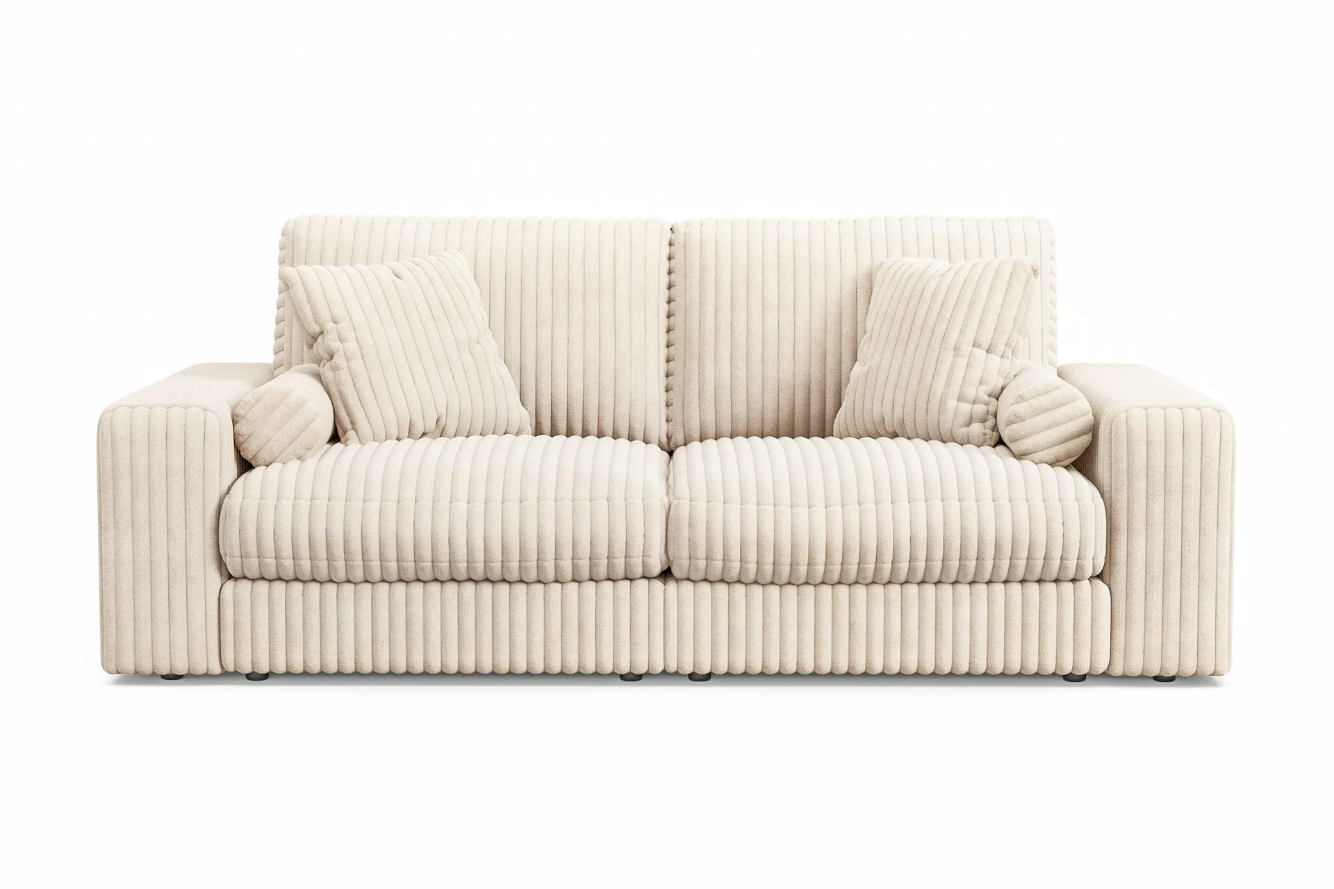 Arken Lyx 3-seters dyp sofa i kordfløyel - Beige