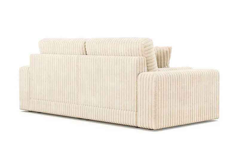 Arken Lyx 3-seters dyp sofa i kordfløyel - Beige - Møbler - Sofaer - Sofa 3 seter