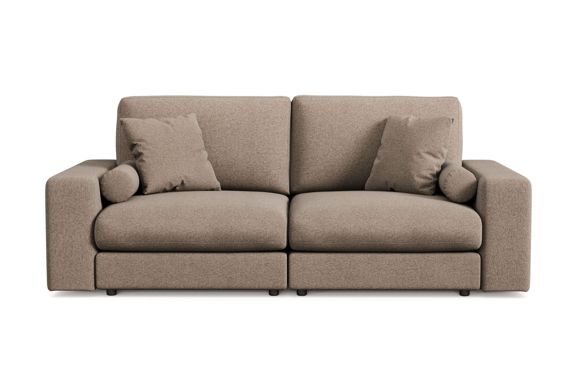 Arken Lyx 3-seters dyp sofa i stoff - Brun