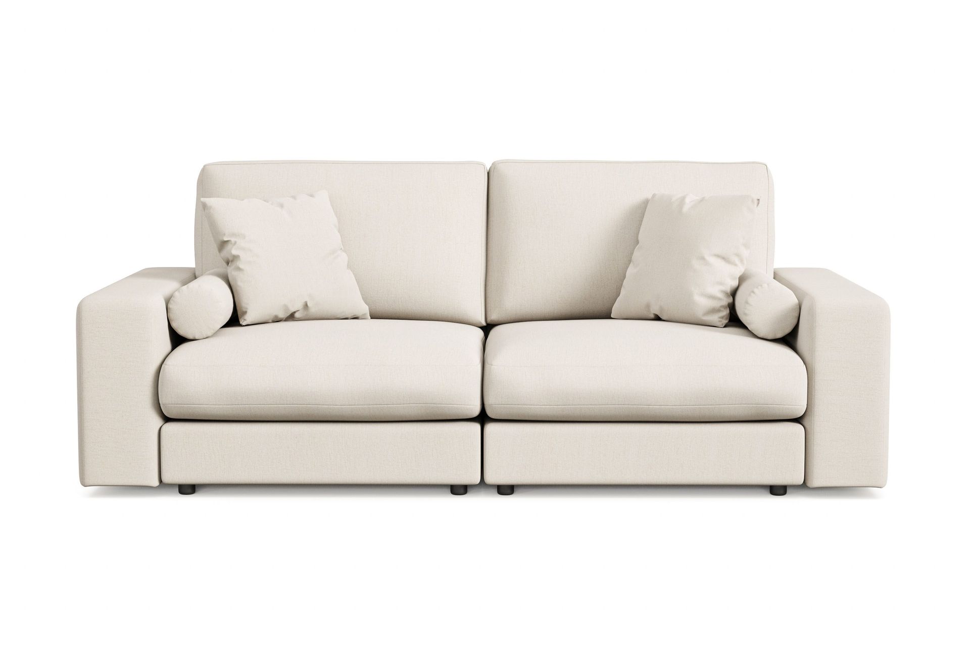 Arken Lyx 3-seters dyp sofa i stoff - Lys beige