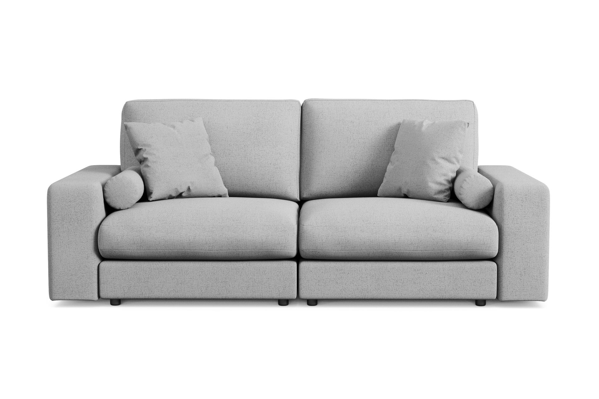 Arken Lyx 3-seters dyp sofa i stoff - Lysegrå