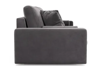 Arken Lyx 4-seter Dyp Sofa i fløyel - Mørkegrå - Møbler - Sofaer - Fløyel sofaer