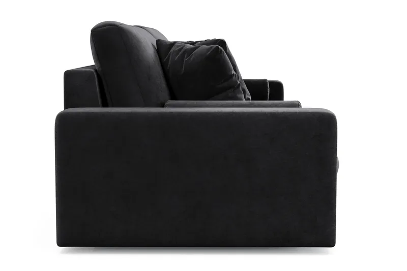 Arken Lyx 4-seter Dyp Sofa i fløyel - Svart - Møbler - Sofaer - Fløyel sofaer