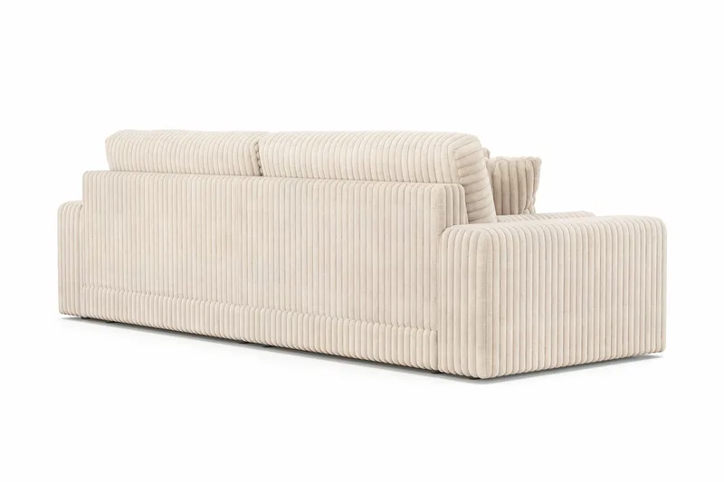 Arken Lyx 4-seter Dyp Sofa i Manchester - Beige - Møbler - Sofaer - 4 seter sofa