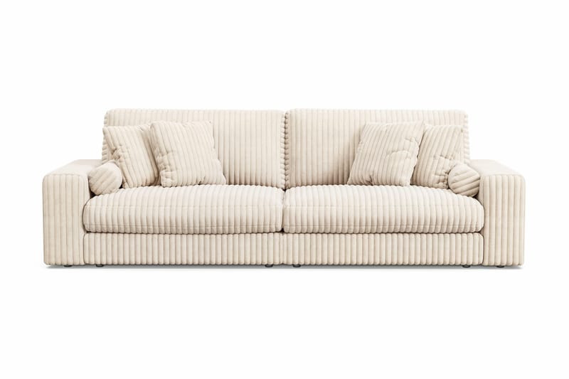 Arken Lyx 4-seter Dyp Sofa i Manchester - Beige - Møbler - Sofaer - 4 seter sofa