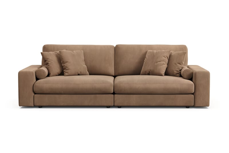 Arken Lyx 4-seter Dyp Sofa i Manchester - Brun - Møbler - Sofaer - 4 seter sofa