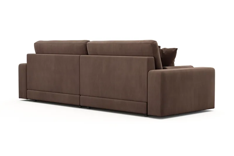 Arken Lyx 4-seter Dyp Sofa i Manchester - Brun - Møbler - Sofaer - 4 seter sofa
