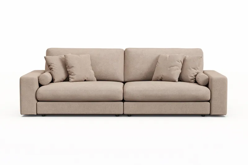 Arken Lyx 4-seter Dyp Sofa i stoff - Beige - Møbler - Sofaer - 4 seter sofa