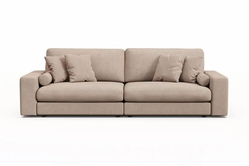 Arken Lyx 4-seter Dyp Sofa i stoff - Beige - Møbler - Sofaer - 4 seter sofa
