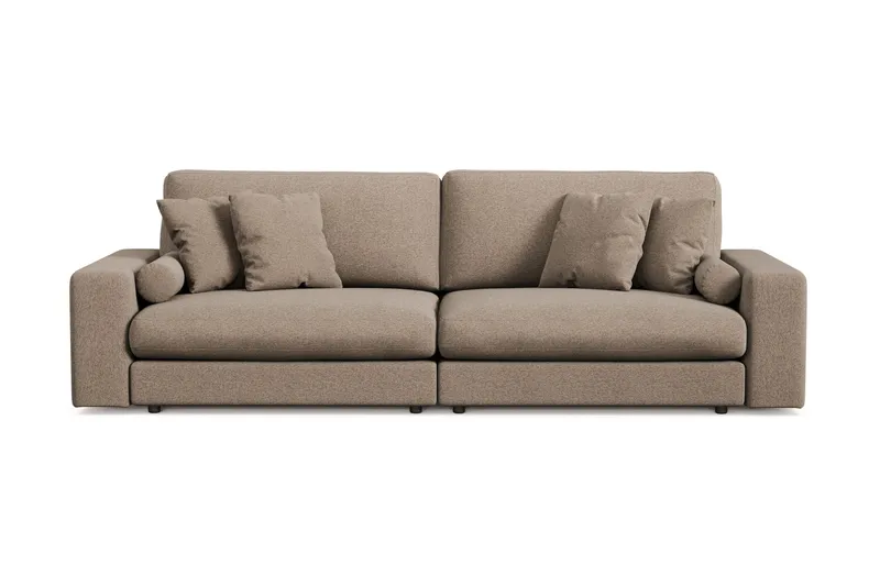 Arken Lyx 4-seter Dyp Sofa i stoff - Brun - Møbler - Sofaer - 4 seter sofa