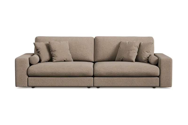 Arken Lyx 4-seter Dyp Sofa i stoff - Brun - Møbler - Sofaer - 4 seter sofa