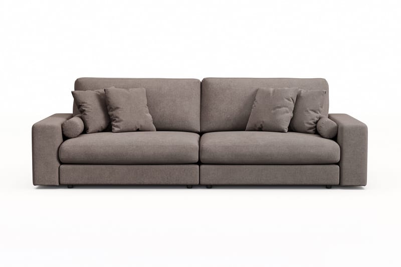 Arken Lyx 4-seter Dyp Sofa i stoff - Brun - Møbler - Sofaer - 4 seter sofa