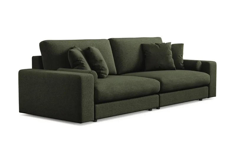 Arken Lyx 4-seter Dyp Sofa i stoff - Grön - Møbler - Sofaer - 4 seter sofa