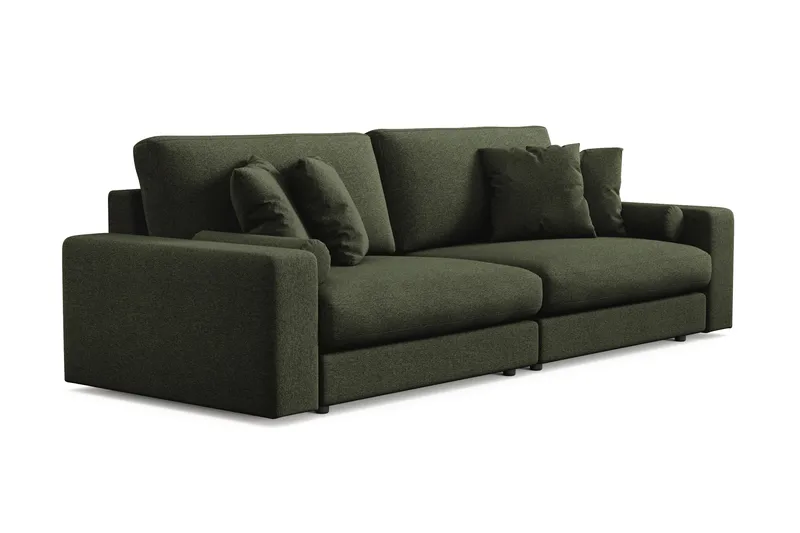 Arken Lyx 4-seter Dyp Sofa i stoff - Grön - Møbler - Sofaer - 4 seter sofa