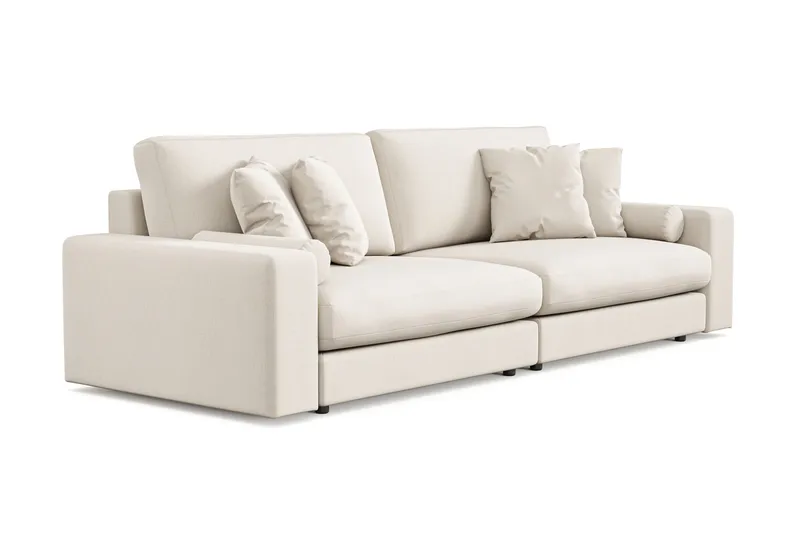 Arken Lyx 4-seter Dyp Sofa i stoff - Lys beige - Møbler - Sofaer - 4 seter sofa