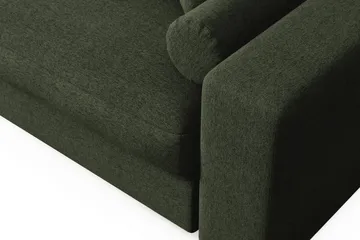 Arken Lyx 4-seter Vendbar L-formet Dyp Divansofa i stoff - Grön - Møbler - Sofaer - Sofa med sjeselong