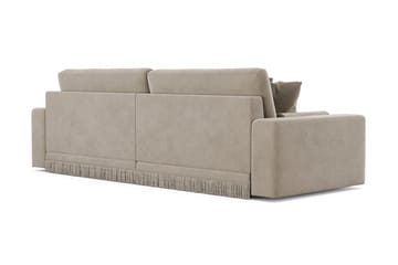 Arken Lyx 4-seters dyp fløyelssofa - Beige - Møbler - Sofaer - Fløyel sofaer