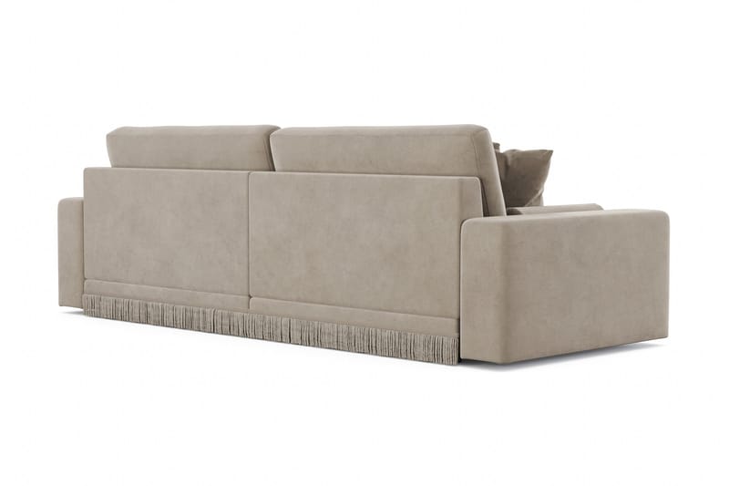 Arken Lyx 4-seters dyp fløyelssofa - Beige - Møbler - Sofaer - Fløyel sofaer