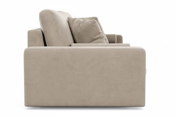 Arken Lyx 4-seters dyp fløyelssofa - Beige - Møbler - Sofaer - Fløyel sofaer