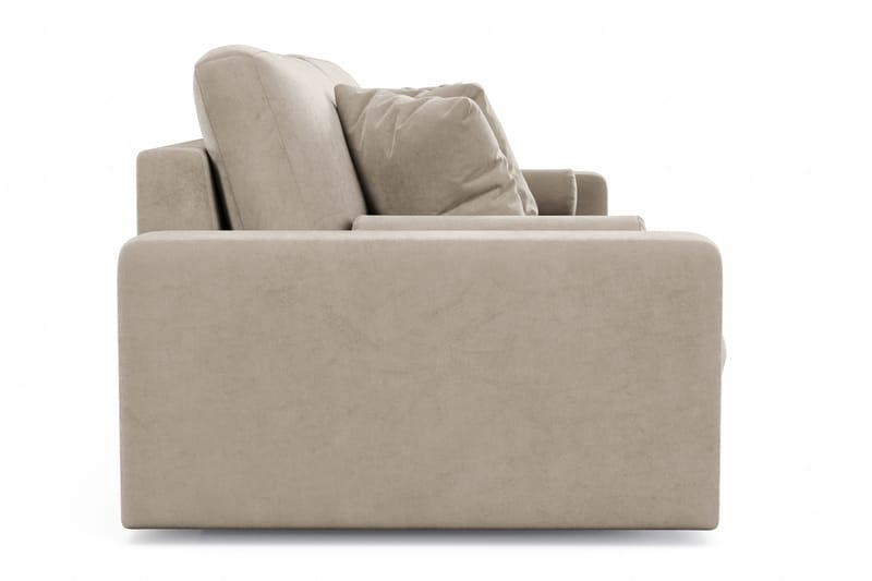 Arken Lyx 4-seters dyp fløyelssofa - Beige - Møbler - Sofaer - Fløyel sofaer