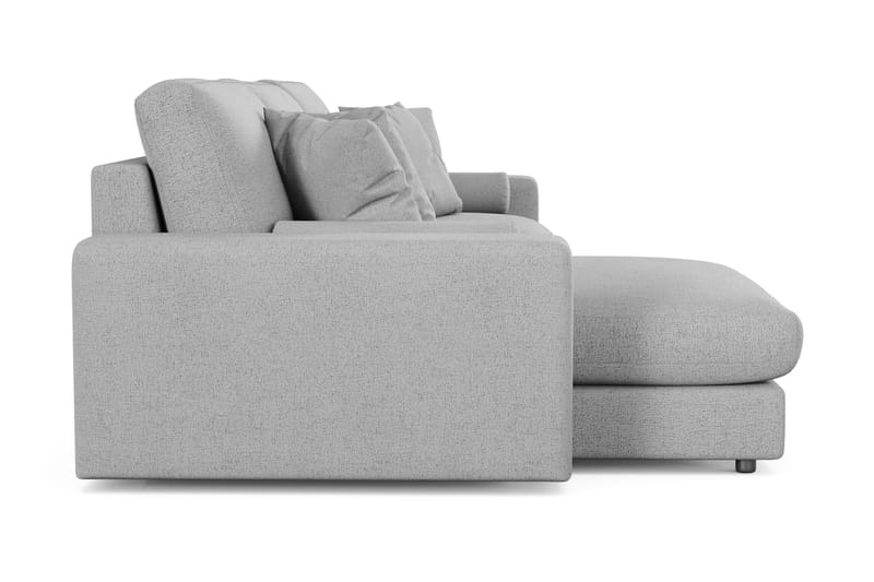 Arken Lyx 5-seter Vendbar L-formet Dyp Divansofa i stoff - Lysegrå - Møbler - Sofaer - Sofa med sjeselong
