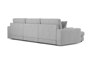 Arken Lyx 5-seter Vendbar L-formet Dyp Divansofa i stoff - Lysegrå - Møbler - Sofaer - Sofa med sjeselong