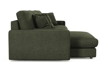 Arken Lyx 6-seter Vendbar L-formet Dyp Divansofa i stoff - Grön - Møbler - Sofaer - Sofa med sjeselong