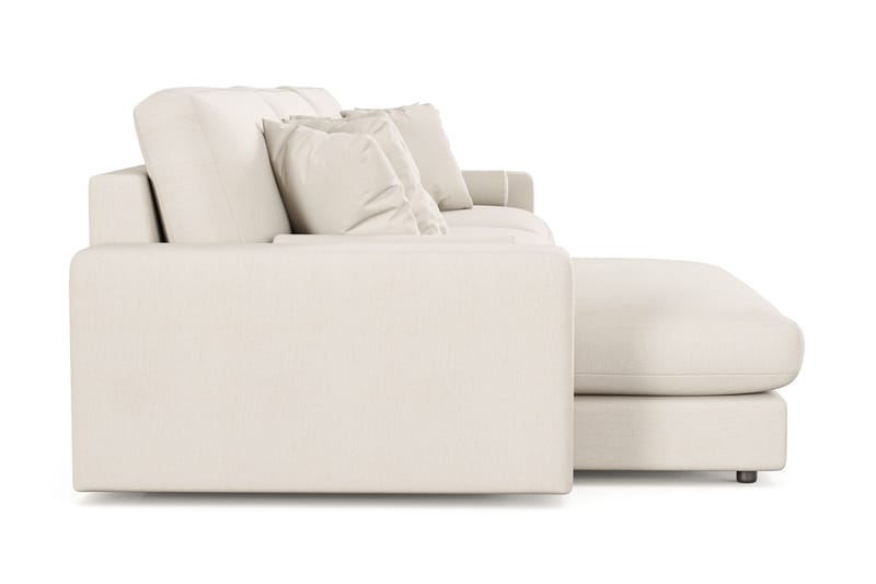 Arken Lyx 6-seter Vendbar L-formet Dyp Divansofa i stoff - Lys beige - Møbler - Sofaer - Sofa med sjeselong