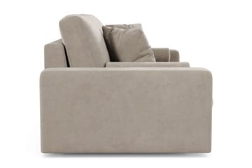 Arken Lyx dyp 3-seters sofa i fløyel - Beige - Møbler - Sofaer - Fløyel sofaer