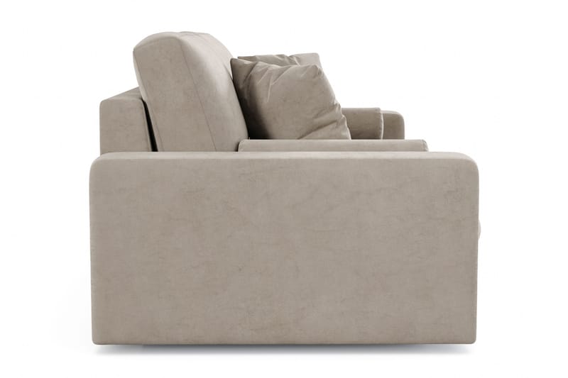 Arken Lyx dyp 3-seters sofa i fløyel - Beige - Møbler - Sofaer - Fløyel sofaer