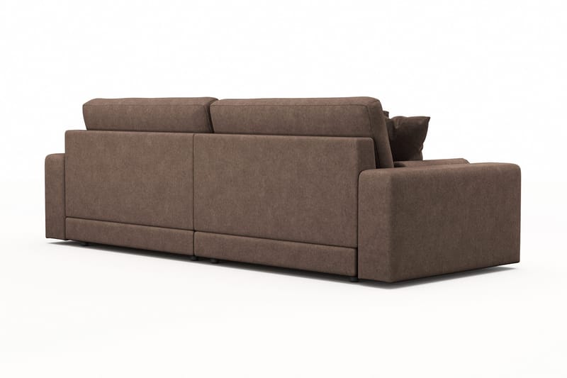 Arken Lyx dyp 4-seters sofa i stoff - Brun - Møbler - Sofaer - 4 seter sofa